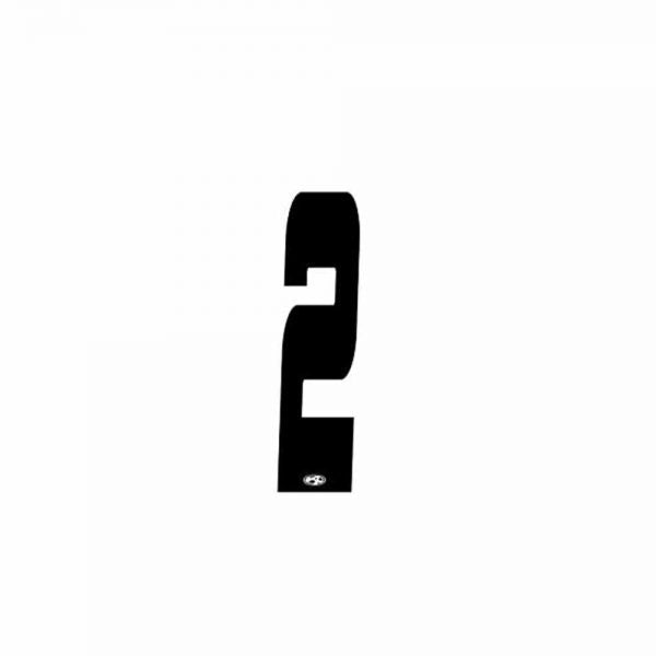 Number Plate Stickers – 10pack - White / 2 / 2", White / 2 / 3", White / 2 / 4", Black / 2 / 2", Black / 2 / 3", Black / 2 / 4"