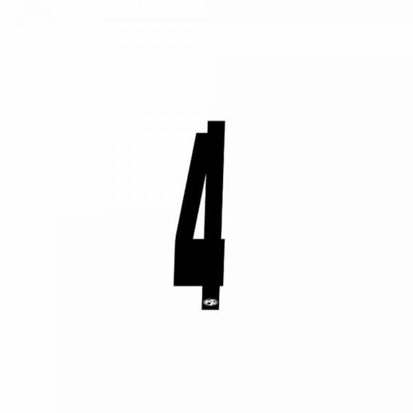 Number Plate Stickers – 10pack - White / 4 / 2", White / 4 / 3", White / 4 / 4", Black / 4 / 2", Black / 4 / 3", Black / 4 / 4"