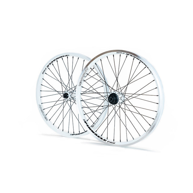Answer BMX Pinnacle Pro V2 Wheelset - Pro 20 White, Pro 24 White