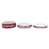 Carbon Spacer 3-Pack - 1 1 8 Spacers / Red, 1 Spacers / Red