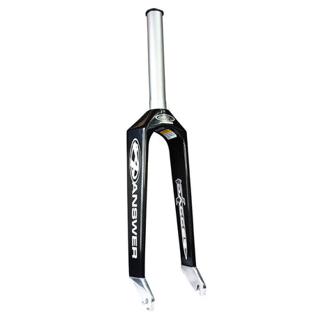 Answer Forks Pro Cruiser Taper 1-1/8"-1.5" w/3/8" drop out / Gloss Black Answer Dagger Pro Taper Carbon Forks