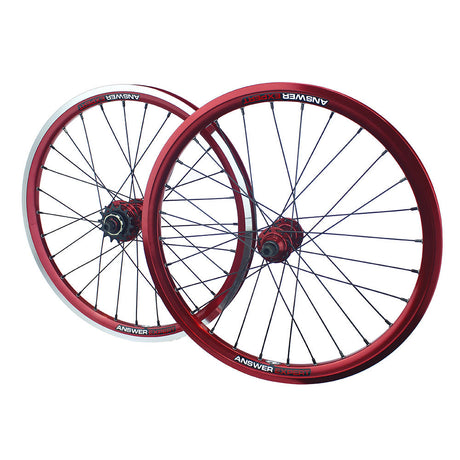 Answer BMX Expert Holeshot Wheelsets - 20 Red