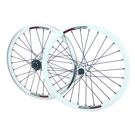 Answer BMX Expert Holeshot Wheelsets - 20 White