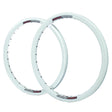 Answer BMX Alumilite Expert Rims - 20 Inch Front / White, 20 Inch Rear / White