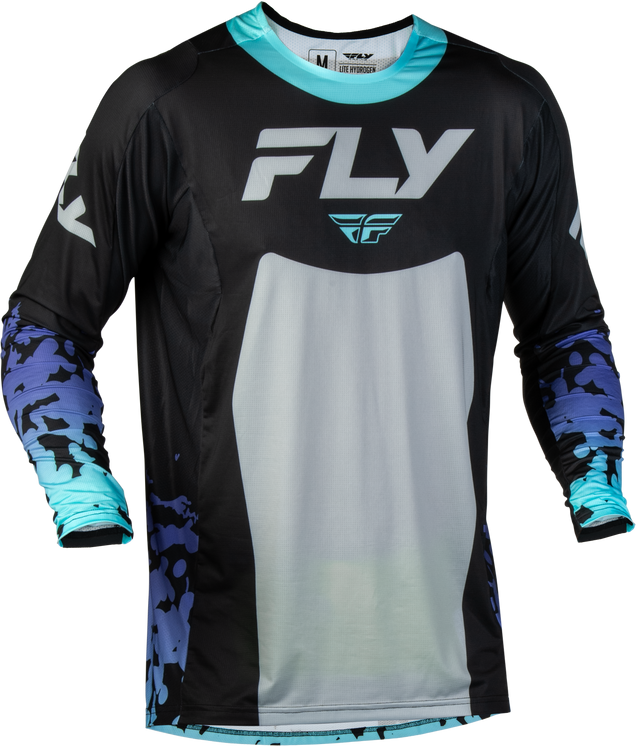 Fly Racing Youth Lite Flake Jersey 2027 Black/Grey/Multi