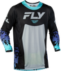 Fly Racing Youth Lite Flake Jersey 2027 Black/Grey/Multi