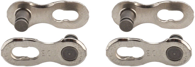 KMC MissingLink CL559R Connector - 10-Speed Reusable Silver 2 Pairs/Card