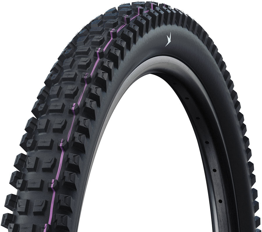 Schwalbe Albert Tire - 29 x 2.60 Tubeless Folding BLK Evolution Line Gravity Pro Addix Ultra Soft Radial E-50