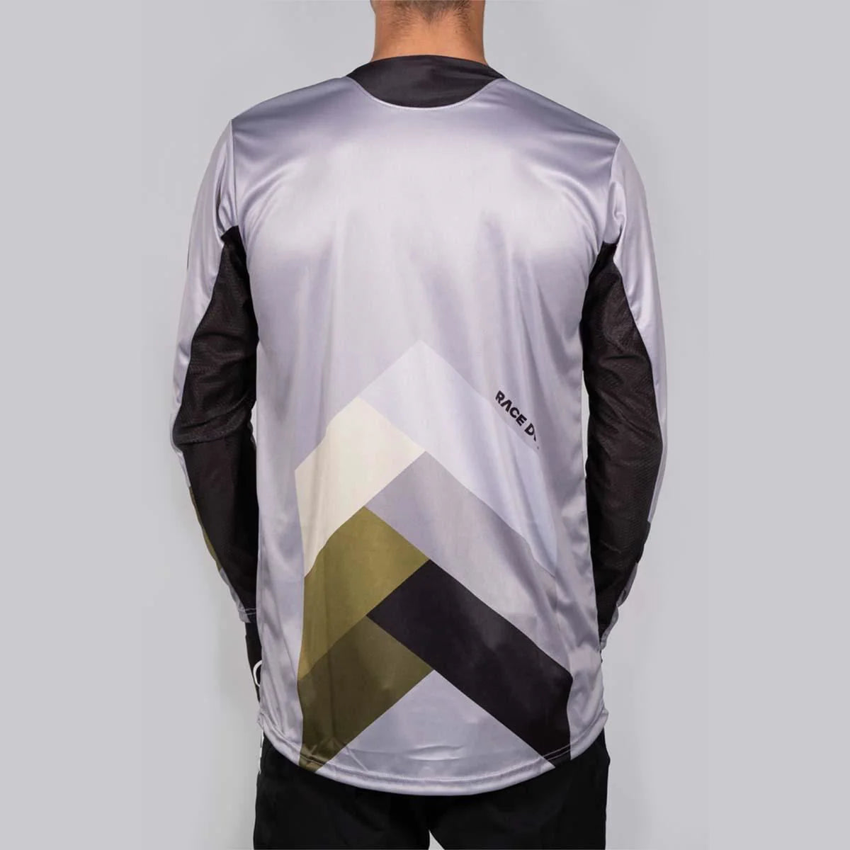 Stay Strong Chevron BMX Race Jersey- Grey