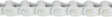 The Shadow Conspiracy Interlock V2 Chain - Single Speed 1/2" x 1/8" 98 Links Half Link Chain White