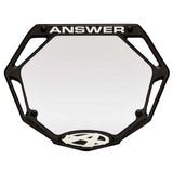 ANSWER BMX Mini 3D Number Plate - Black