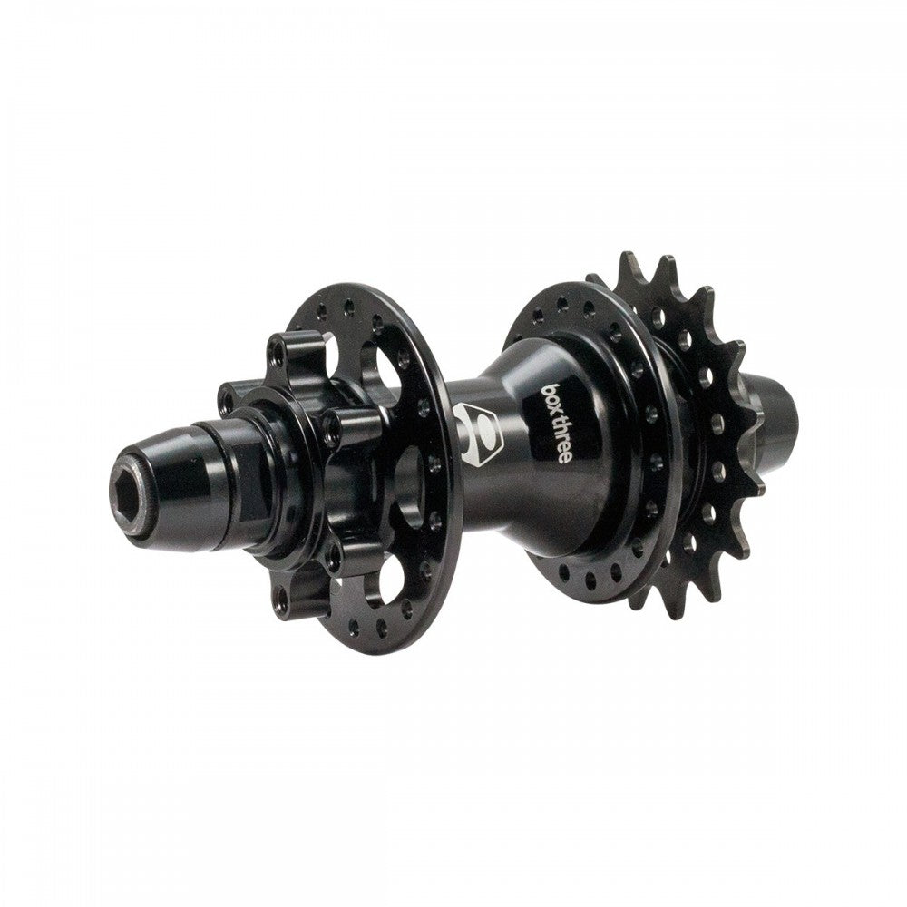 Box Three Pro Disc Rear 10mm 36h Hub Black