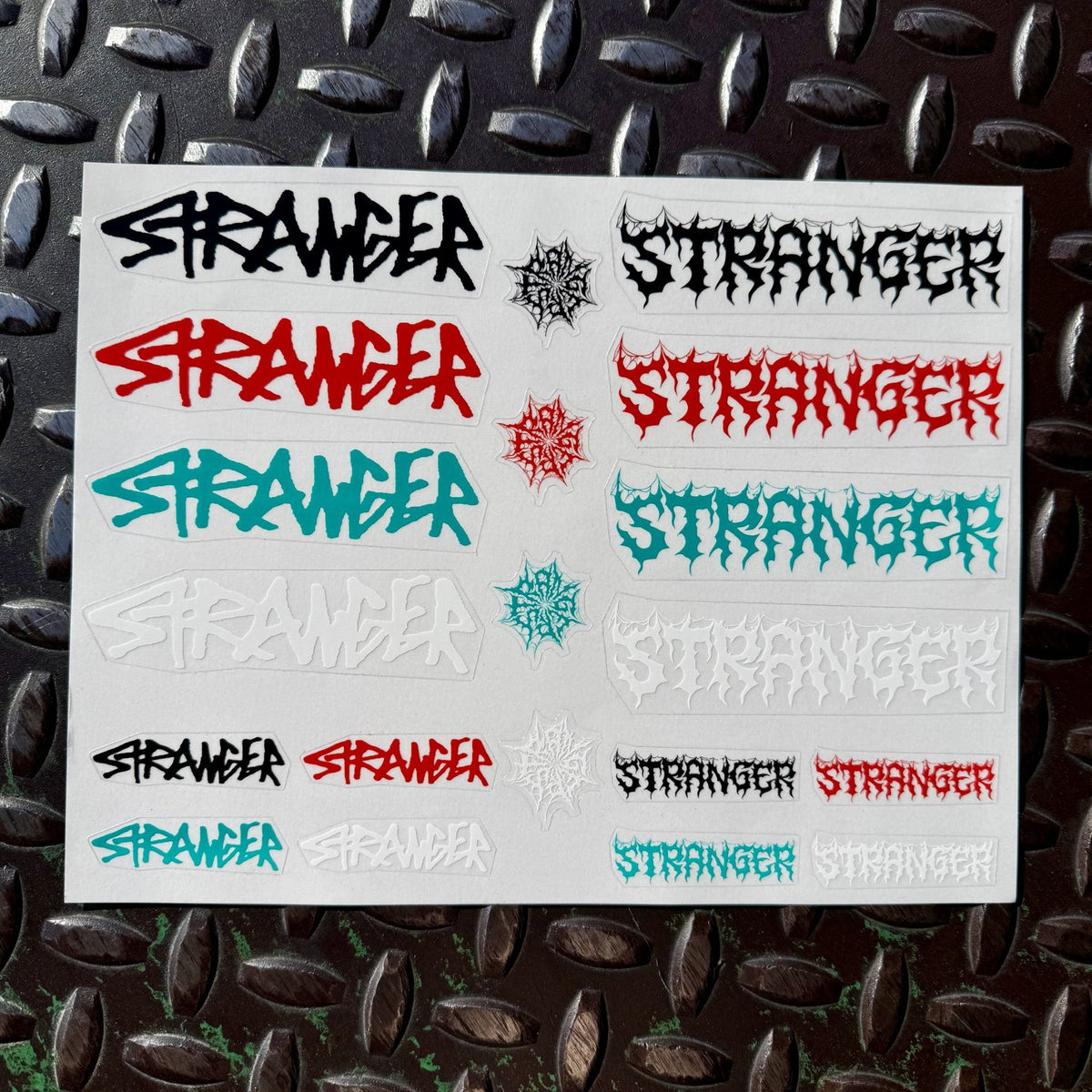 STRANGER STICKER SHEET – 8 x 11 - Image 2