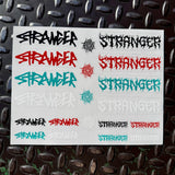 STRANGER STICKER SHEET – 8 x 11 - Image 2
