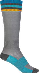 Fly Racing MX Thin Socks Grey