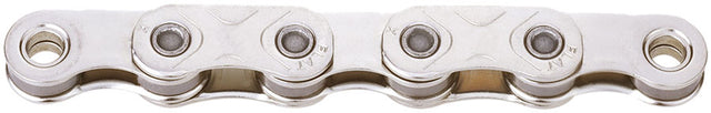 KMC X-Flat Waxed Chain - 12/13-Speed 126 Links Compatible SRAM T-Type AXS Systems Silver