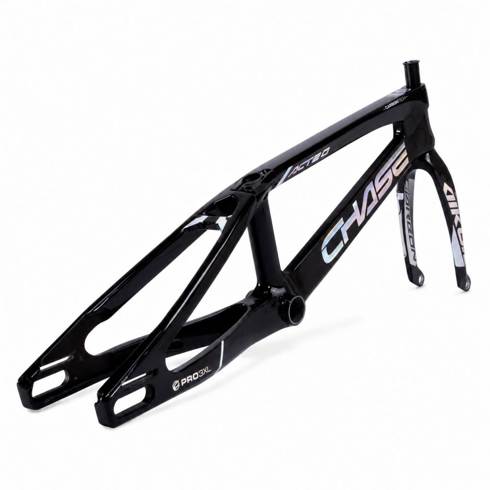 CHASE ACT2.0 BLACK / HOLOGRAPHIC FRAME & FORK KIT