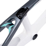 CHASE ACT2.0 WHITE / GREY / TEAL FRAME & FORK KIT