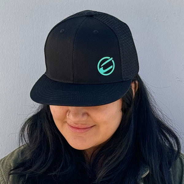 Chase Hat Black/Teal