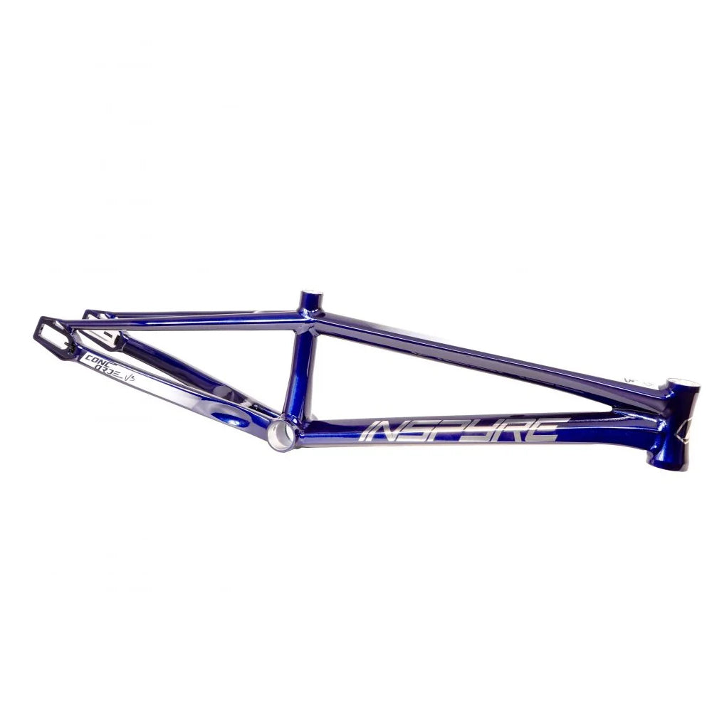 Inspyre Concord V3 Alloy BMX Race Frame-Black Rainbow