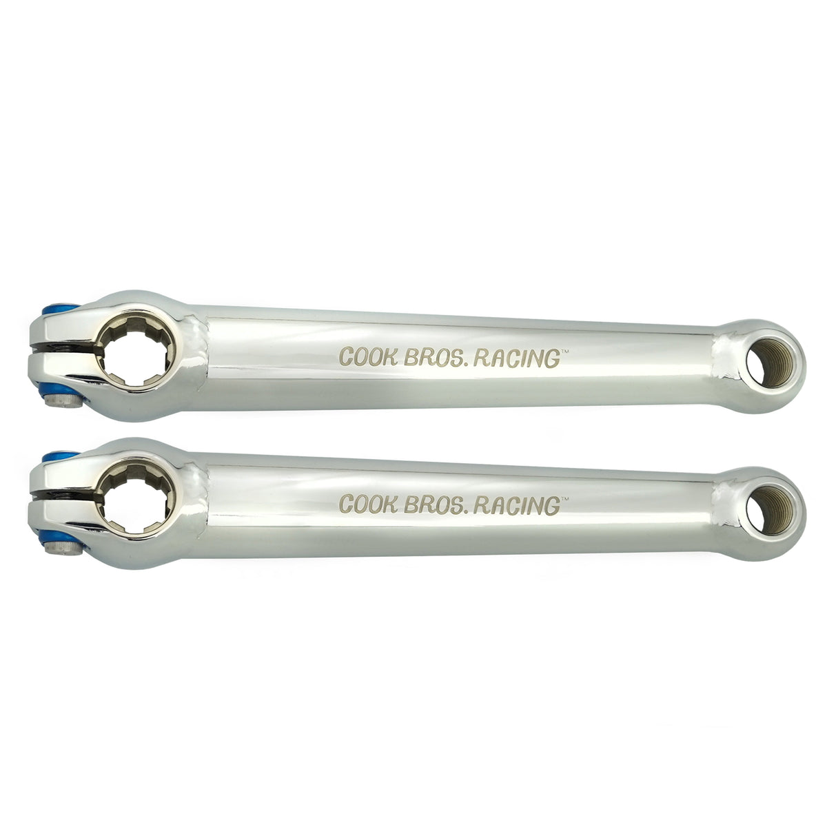 Cook Bros Racing Chromo "Dogbone" Crankset