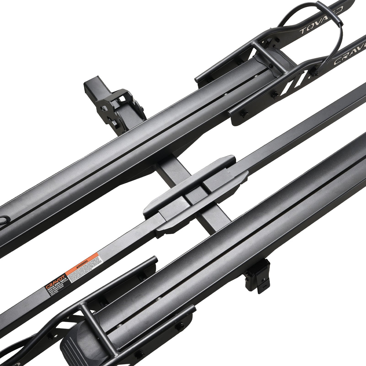 Cravot CyberRack R2 Hitch Bike Rack - 2 eBikes, Integrated Ramp