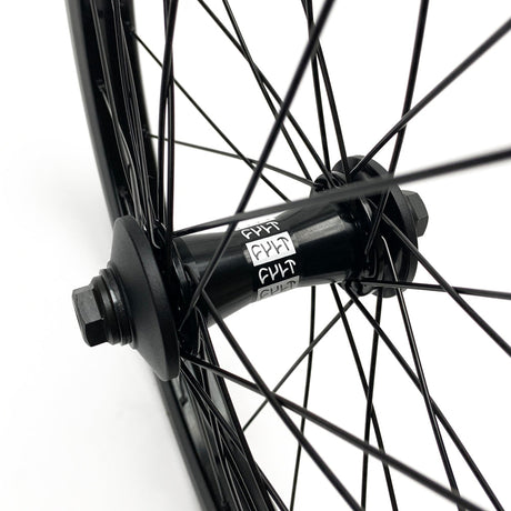 Crew Front Wheel v2 / black & polished