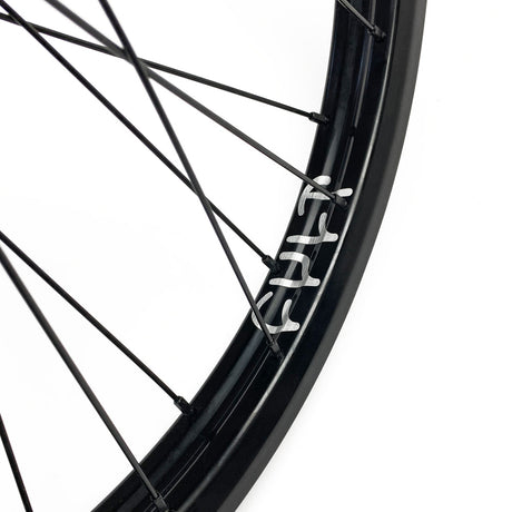 Crew Front Wheel v2 / black & polished