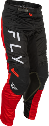 Fly Racing Kinetic Mesh Center Pants 2025.5 Black/White/Red