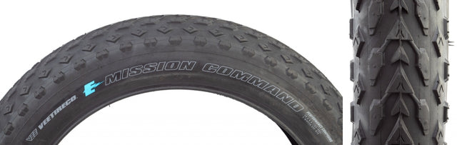 Vee Tire Co. Mission Command Tire - 20 x 4.0 Clincher Wire BLK Performance Override Powerwall E-bike E-50