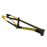 Stay Strong V5.1 Disc Alloy BMX Race Frame- Black/Yellow