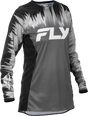 Fly Racing Women's Lite Jersey 2026 Black/Grey/White