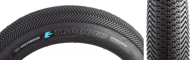 Vee Tire Co. Trooper Tire - 20 x 4.0 Clincher Wire BLK Performance Override Powerwall E-Bike E-50