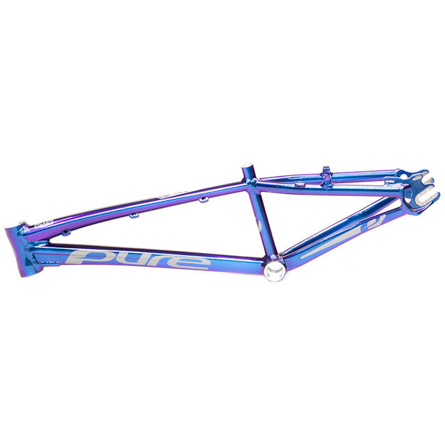 Pure V7 Alloy BMX Race Frame - Flip Blue