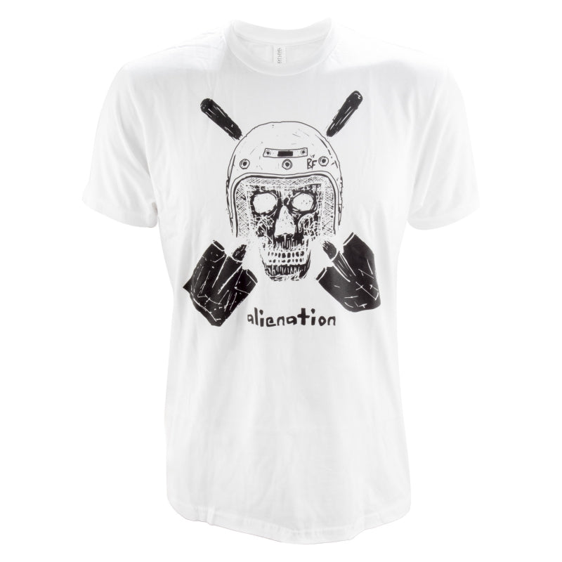 Alienation Undead Trailboss  MD Unisex White 100% Cotton Undead Trail Boss