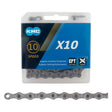 KMC X10 EPT Chain - 10-Speed 116 Links Gray