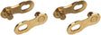 KMC MissingLink-12 Connector - 12-Speed Ti Gold 2 Pairs/Card