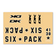 DK Six Pack Sticker Kit