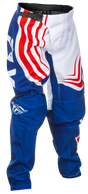 Fly Racing Youth F-16 Pants 2025 Red/White/Blue