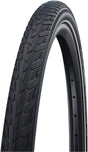 Schwalbe Road Cruiser Plus Tire - 26 x 1.75 Clincher Wire BLK PunctureGuard Green