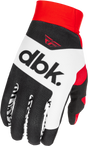 Fly Racing Pro Lite DBK Youth Gloves 2026 Black/White/Red