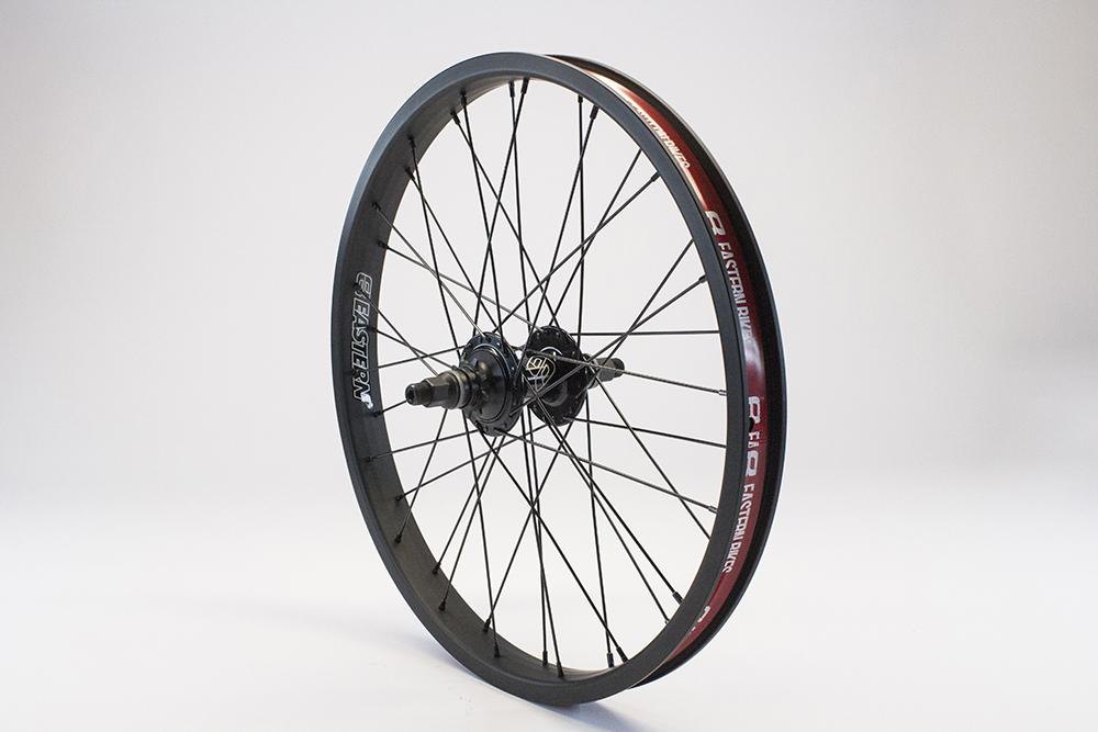 eastern bikes buzzip rear wheel professional bmx wheel black anodized