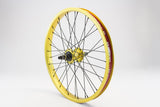eastern bikes buzzip rear wheel professional bmx wheel gold anodized