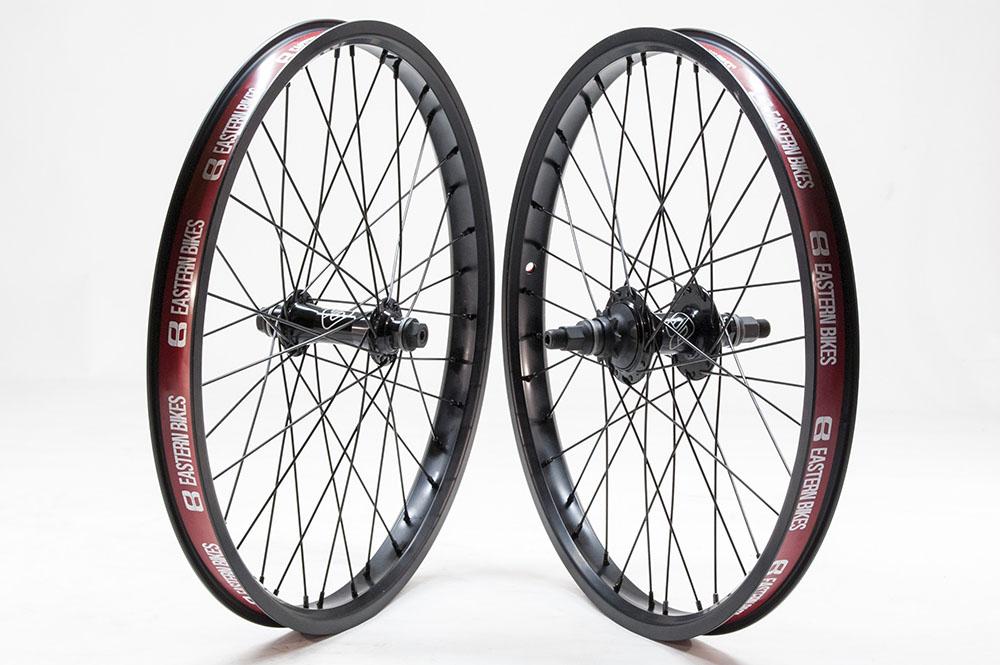 eastern bikes buzzip rear wheel professional bmx wheel black anodized