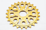 eastern bikes medusa 25 tooth bmx sprocket gold anodized