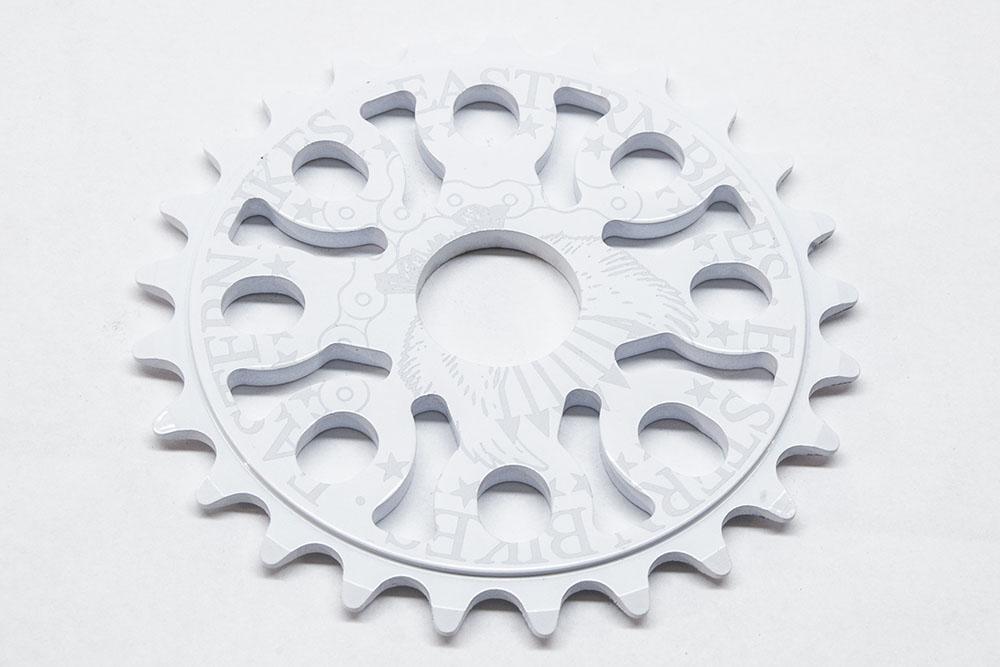 eastern bikes medusa 25 tooth bmx sprocket white
