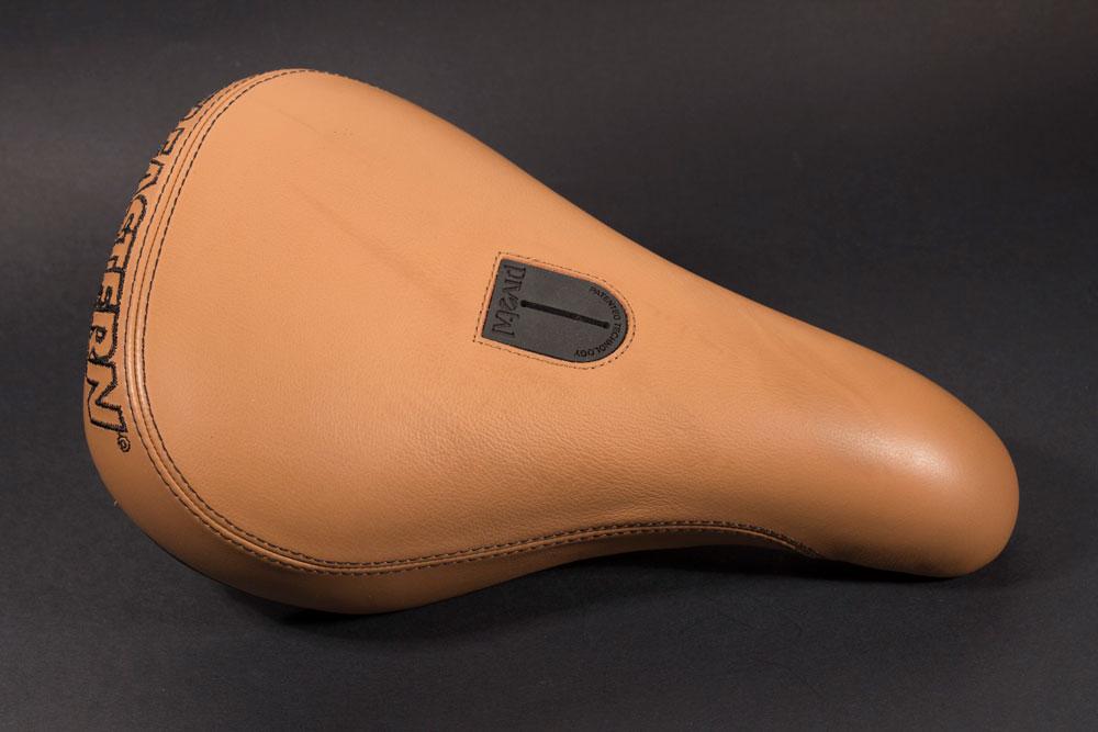 eastern bikes leather pivotal seat tan
