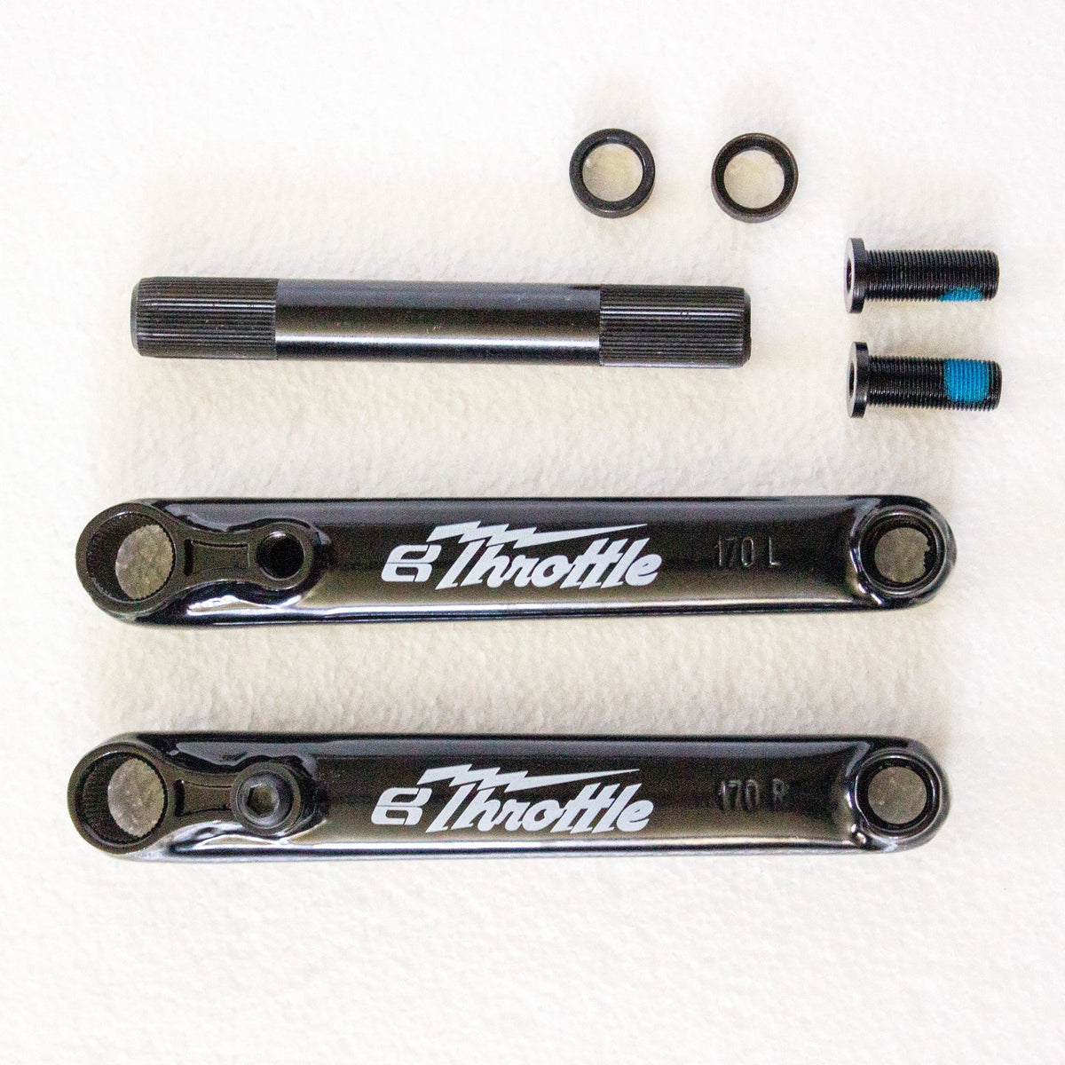 eastern bikes throttle cranks ed black 48 spline heat treated chromoly