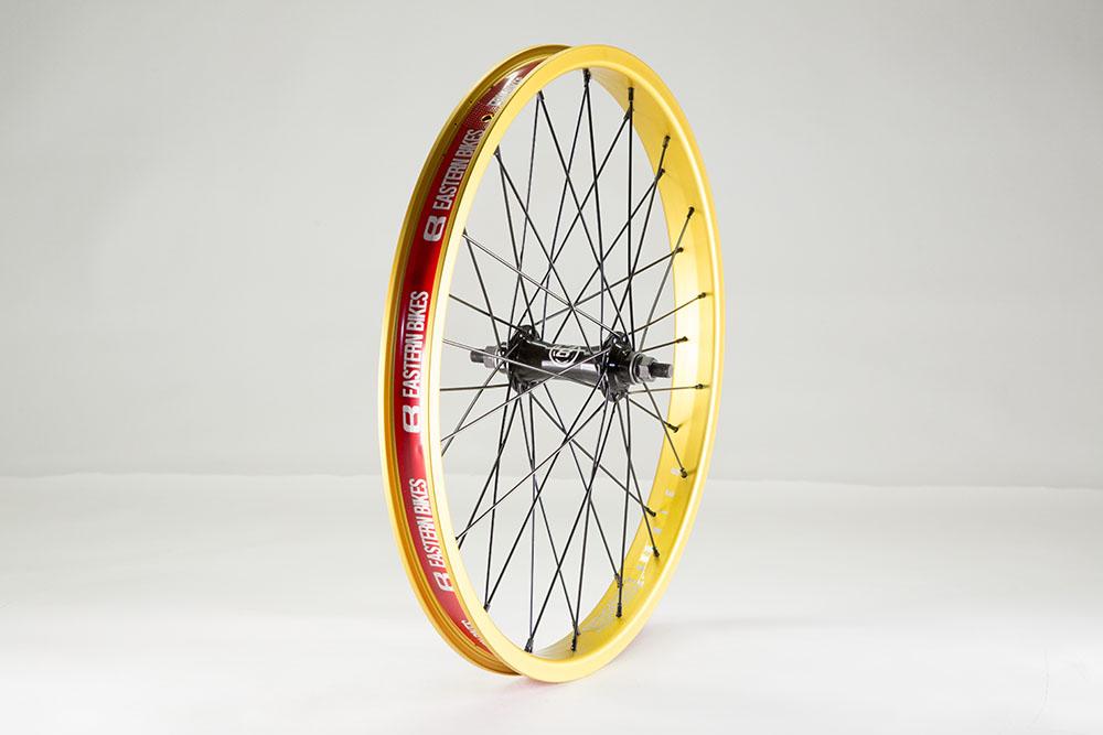 eastern bikes aftermarket throttle front wheels gold