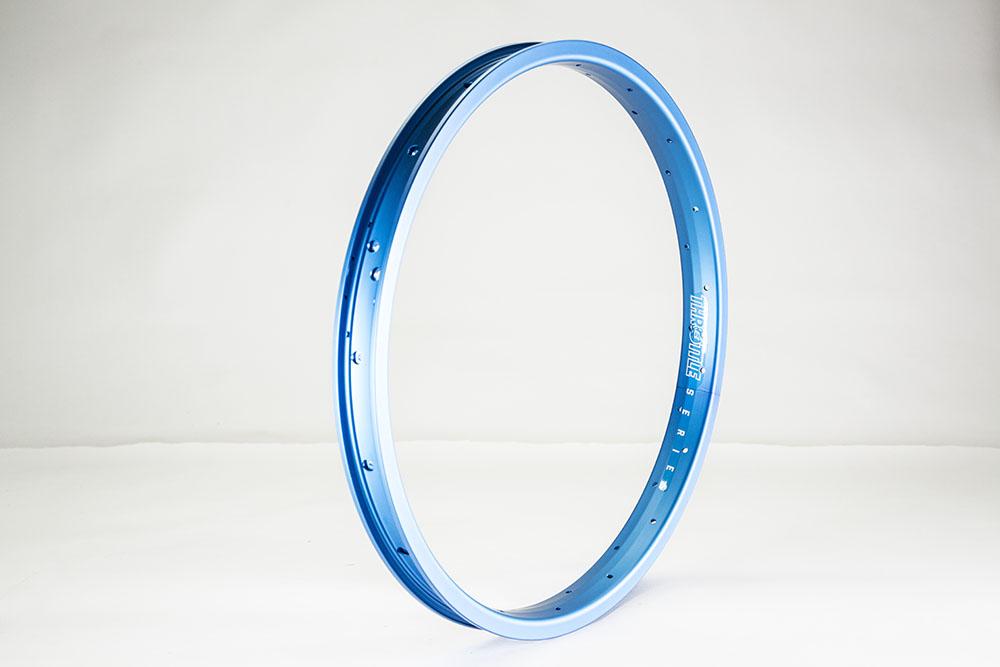 eastern bikes throttle double wall pinned rims 36h blue